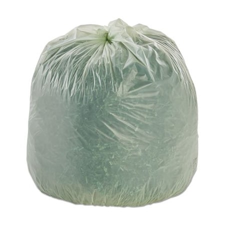 Stoutenvis ECOSAFE-6400 BAGS, 30 GAL, 1.1 MIL, 30in X 39in, GREEN, 48PK E3039E11